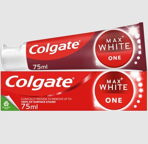COLGATE toothpaste max white one 75ml